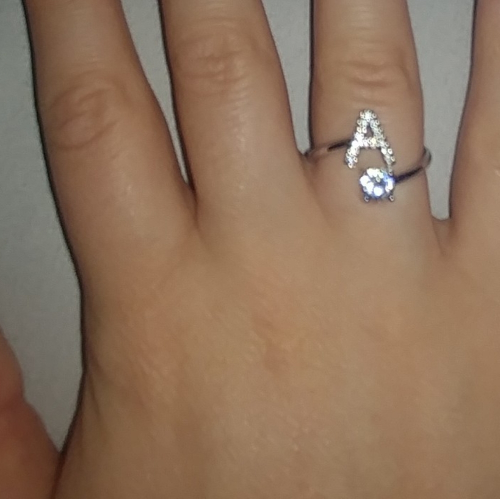 Letter A Ring